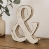 Wooden Letter Ampersand