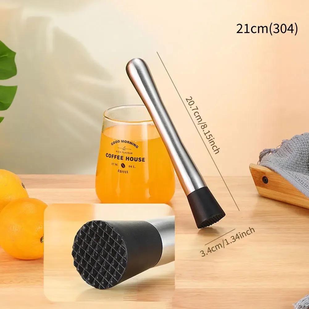 Бар из нержавеющей стали для измельченного льда, молочного чая, фруктовых коктейлей, многофункциональный молоток для льда, лимонного чая, сока