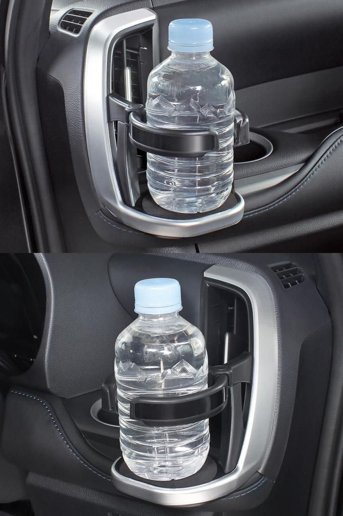 Tsuchiya Yac Характеристики модели автомобиля 90 Series Noah Voxy Air Conditioner Держатель для напитков для водительского и пассажирского сиденья Черный/серебристый SY-NV12 SY-NV13