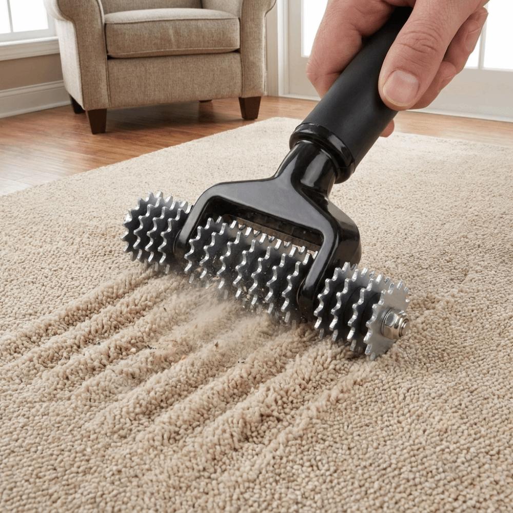 Serrated Toothed Wheels Carpet Seam Roller 5 Inch Carpet Roller Carpet Installation