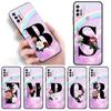 Pink Letters M S R Case For Motorola G30 G60 G9 Play ONE Fusion G8 G50 E6s G82 Edge 20 Pro G Stylus 2021 Black Soft Phone Capas