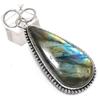 Labradorite Handmade 925 Sterling Silver Jewelry Pendant 2.64" R6u85
