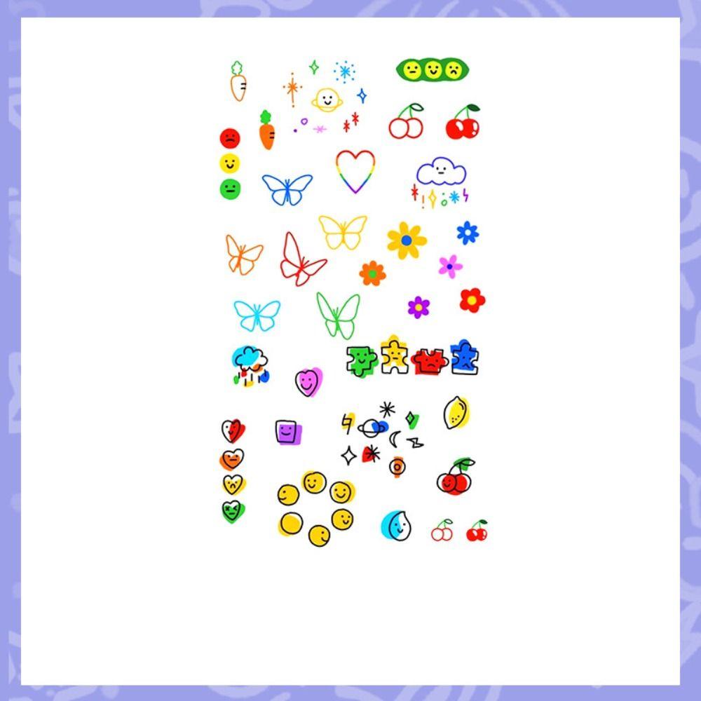 Temporary Tattoos Makeup Face Stickers Butterfly Tattoo Sticker Sweet Face Tattoo  Women