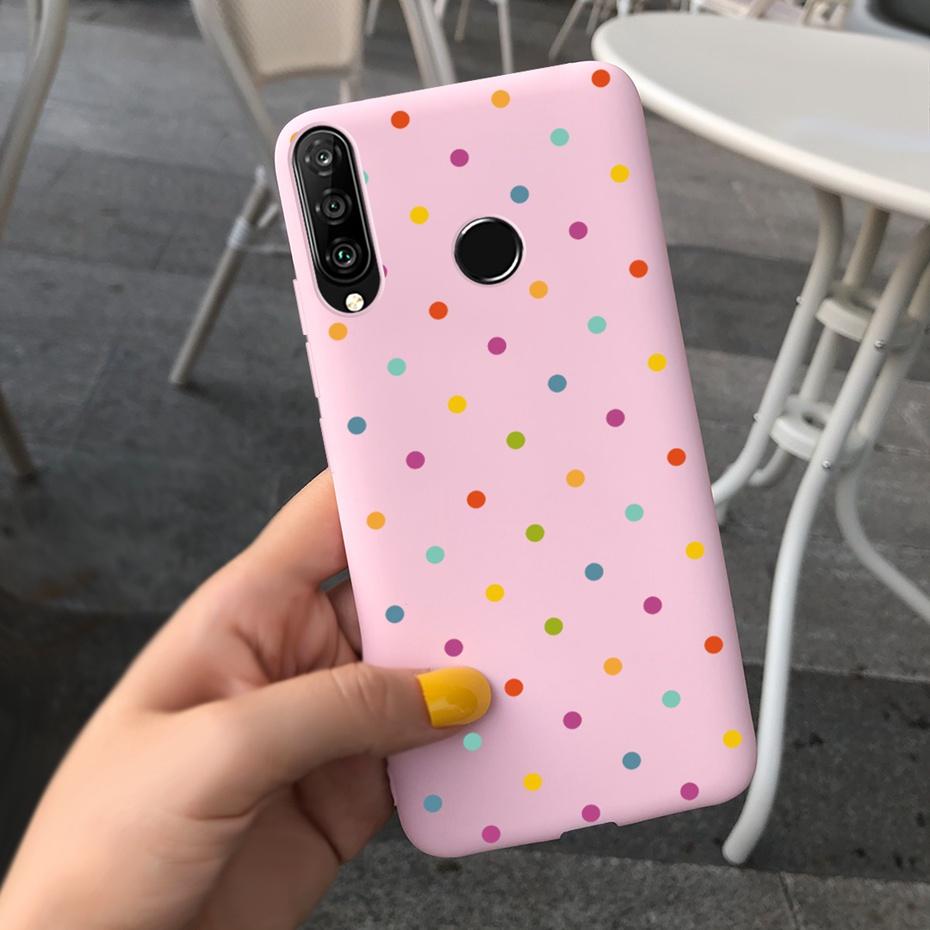 For Huawei P30 Lite Phone Case Flower Girl Pattern Soft Silicon Cover For Huawei P30 Pro Lite Case Cute Funda P 30 P30lite Cases