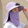 Quick Dry Solar Fan Hat Solar Charging Breathable Wide Brim Sun Cap Digital Display Strong Wind Fishing Bucket Hat Hot Weather