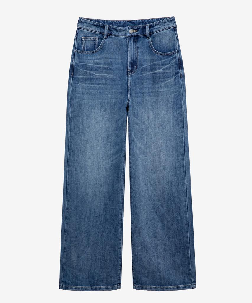 MIND BRIDGE WOMEN [W] Wide Washed Denim Pants