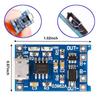 2/5 шт. Type-c Micro USB 5 В 1 А 18650 TP4056 Модуль зарядки литиевой батареи Зарядная плата с защитой Двойные функции 1 А