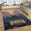 Ковер Retro Games HD Heroes of Might and Magic для декора гостиной, спальни, напольный коврик, нескользящий декор для дивана, прихожей