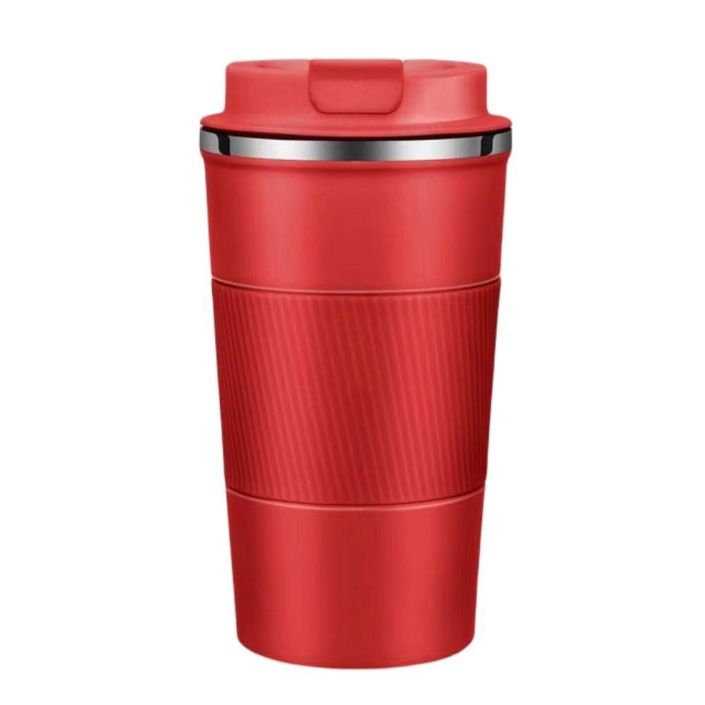 Double-layer Coffee Thermos 380ml/510ml Travel Thermal Mug Reusable Insulated Cup Car Use
