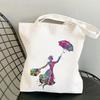 2021 Shopper Elegant Mary Poppins Kawaii Bag Harajuku Women Shopping Bag Canvas Shopper Bag Girl Tote Bag Shoulder Lady Bag