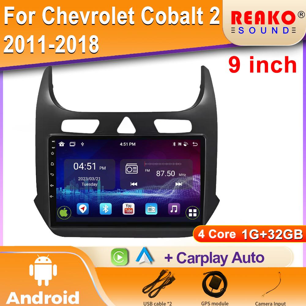Head Unit Carplay Car  Radio Wifi Android For Chevrolet Cobalt 2 2011-2018 B4 B5 GPS Navigation Multimedia Player