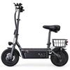 F3 1000W Adult Electric Scooter with Seat, Dual Disc Brakes, Removable Basket, Foldable, Maximum Range 55-60km, Wide Tires, City Commuting