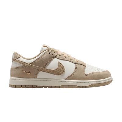 Женские кроссовки Dunk Low Sail White Metallic Gold Бежевый Лен IO4244101