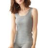 Tank Bra Kirei Labo Cotton Seamless New Gray M Top, Top, Fitte, Blend, Inner, Padded, Women's, Mocha,