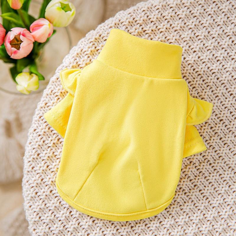 New Sunflower Overalls Autumn and Winter Puppy Clothes Kitten Four-legged Clothes In The Small Dog Pet Clothing