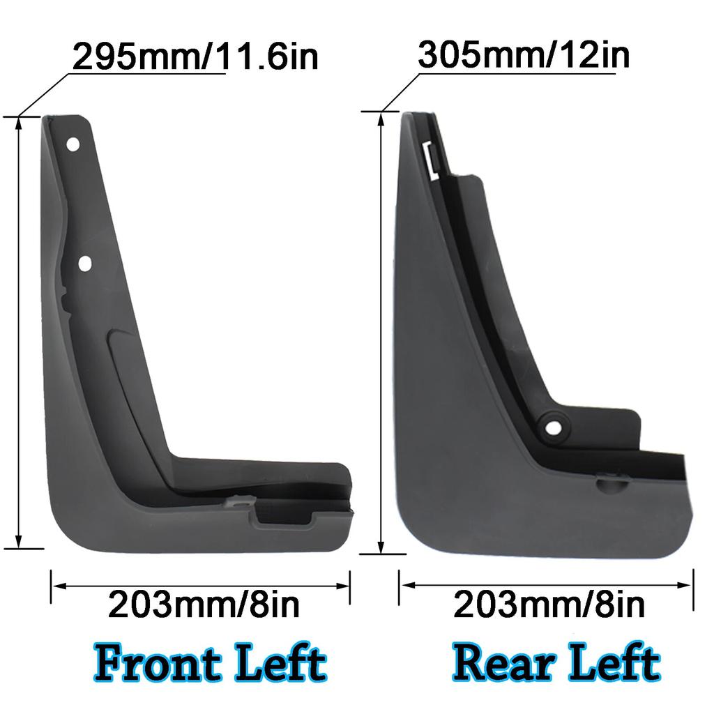 4 шт. передние и задние брызговики, брызговики на крыльях для BMW 3 серии E46 1997-2006 гг., брызговики 1998 1999 2000 01 02 03 04 05