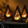 Seasonal Room Accent Halloween Night Light, Plastic LED Pumpkin Lamp for Festive Haunted House Decor Party Decor, Indoor Atmosphere Lighting Supplies