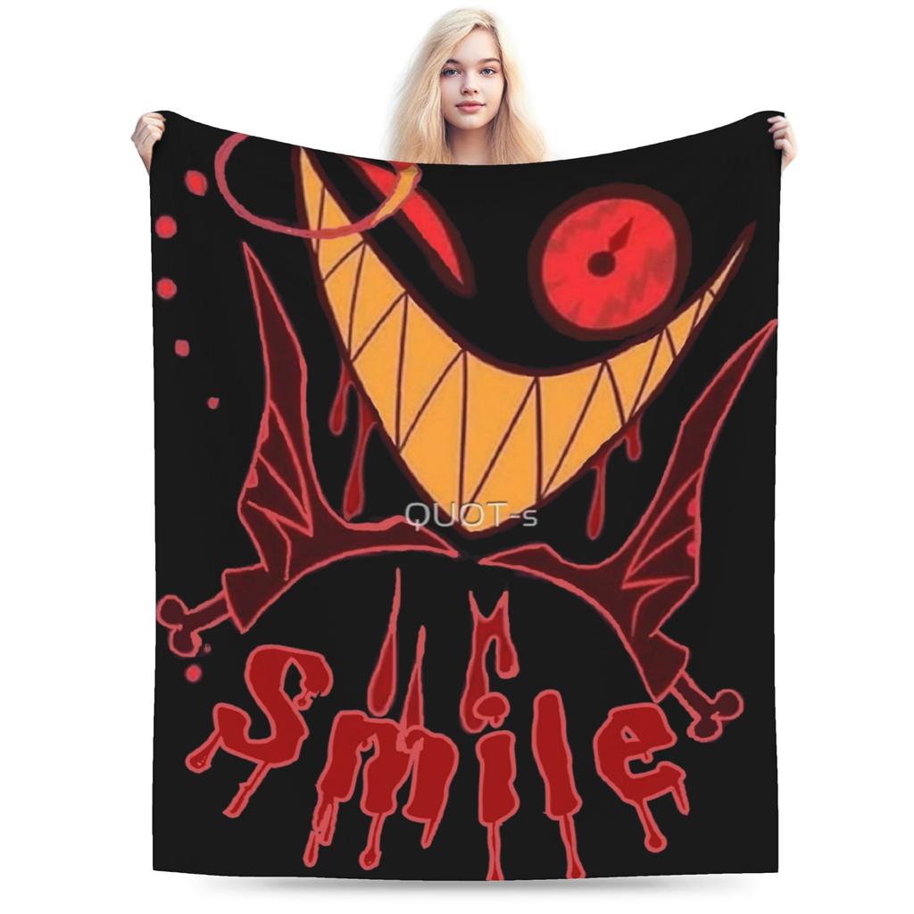 Hazbins Hotels Vox Solo Metal Blanket Super Soft Throw Blanket Winter Girls Living Room Travel Office Bedspread
