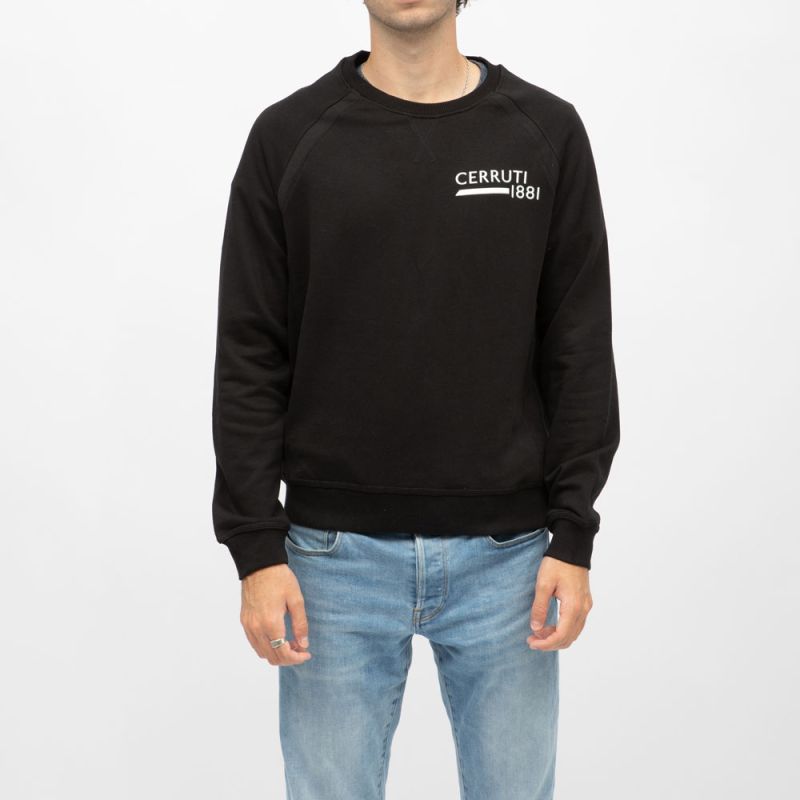 Свитшот с длинными рукавами и круглым вырезом с принтом логотипа coda Мужской CERRUTI