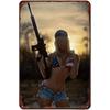 Металлические жестяные таблички Pin-up Girl, Плакат, Настенное украшение, Винтажные военные плакаты, Железная живопись для мужской комнаты, Домашнего кафе, Садового клуба B