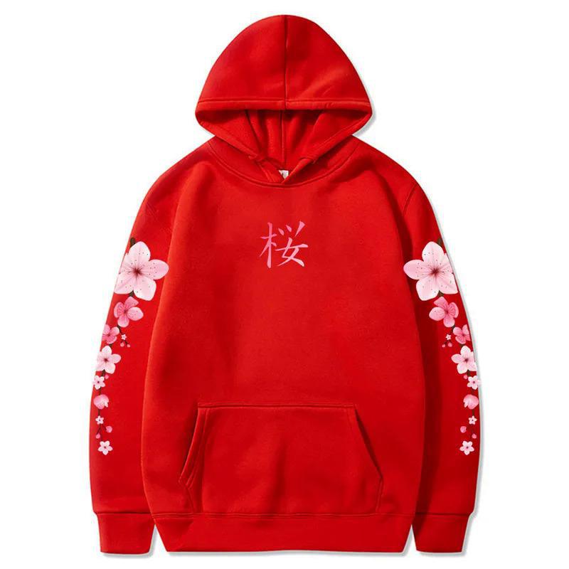 Japanese Blossom Sakura Graphic Hoodies Hoodies
