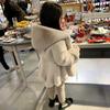 Осень-зима Детская одежда Пальто для девочек Thikcen Sweet Fur Fashion Rabbit Fur