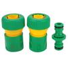3Pcs 3/4 Hose Quick Connector Adapter for Home Garden Hose Repairing Tool