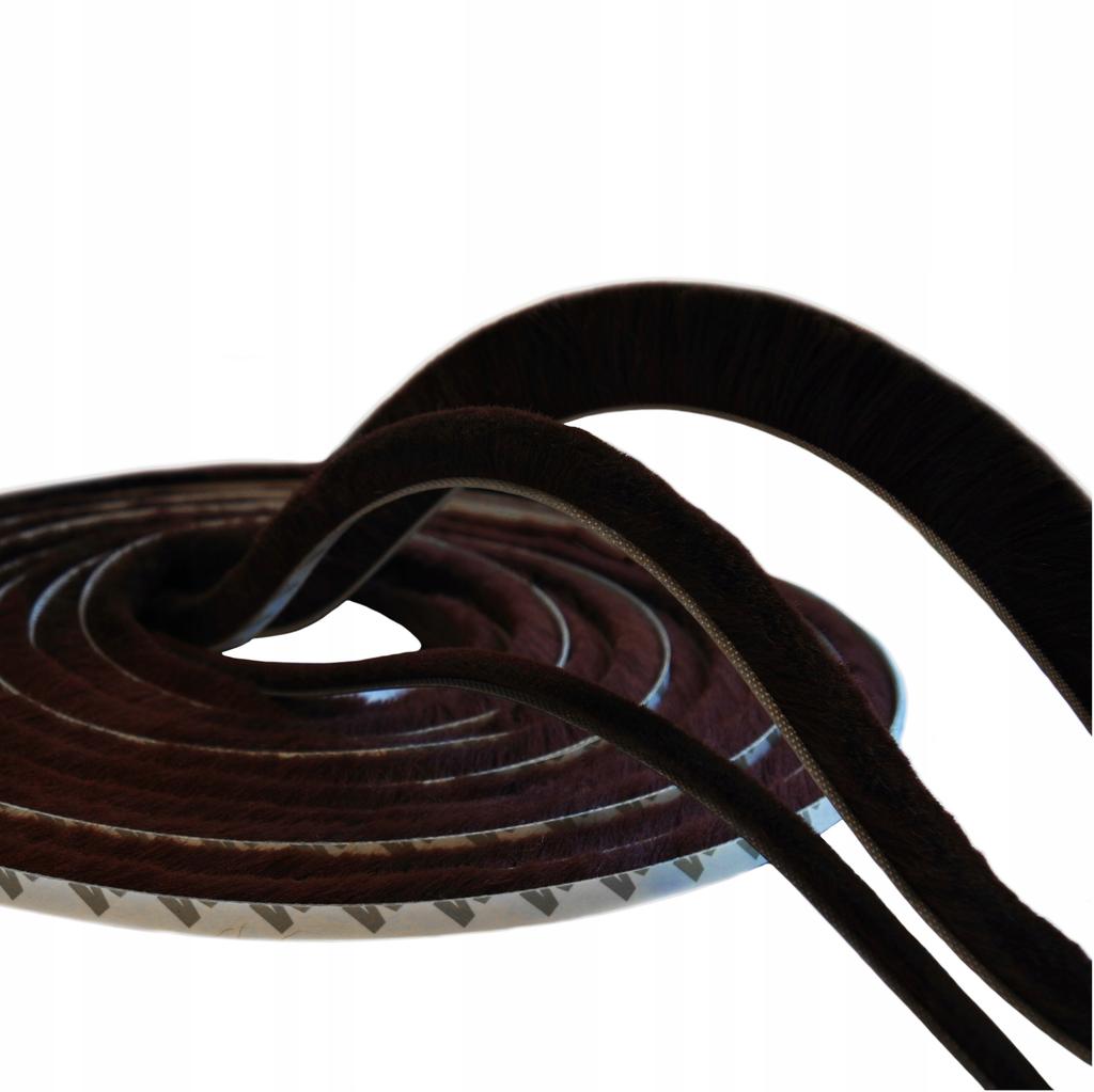Self-adhesive brush seal BROWN 3M 7x6 1m