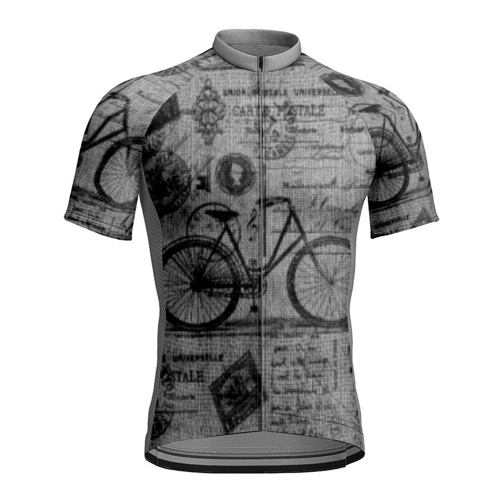 Летний мужской велосипедный костюм с короткими рукавами и эластичным облегающим верхом с 3D-принтом