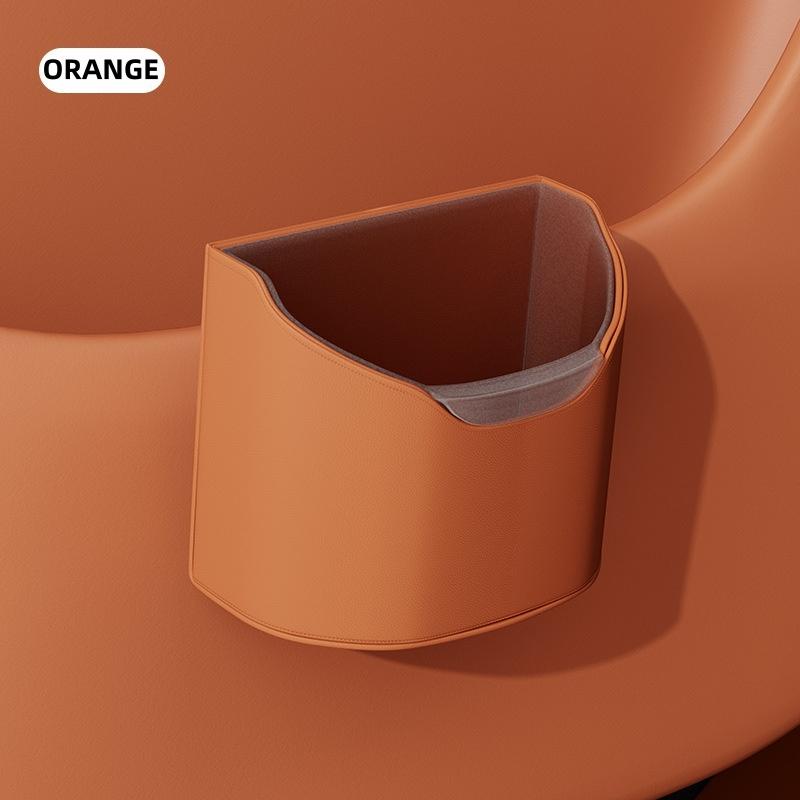 1pc Detachable Waterproof Car Trash Can - Mini Leakproof Garbage Bin & Organizer for Easy Cleaning & Tidy Interiors
