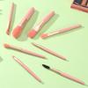 8 Pcs Mini Travel Portable Soft Makeup Brushes Set Eye Shadow Foundation Powder Eyelash Lip Concealer Blush Make Up Brush Set