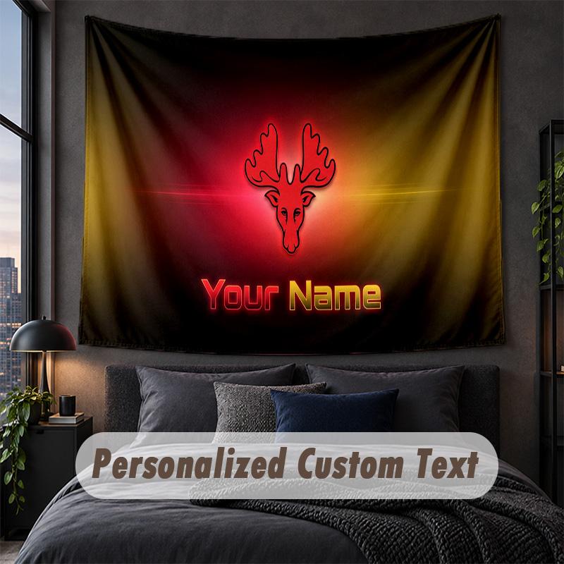Custom Name Text Tapestry,Watford FC Decorative Wall Hanging, Background Tapestry For Home Bedroom