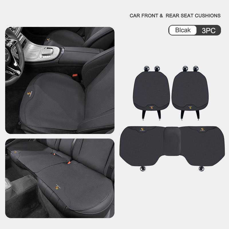 Car Seat Cover Sweatproof Breathable Anti-slip Seat Mat Pad For Porsche Cayenne Panamera Macan Boxster Cayman 718 911 Sticker