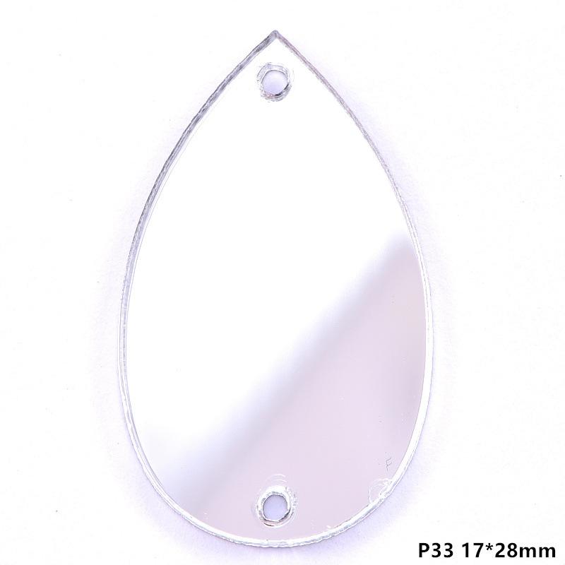 Акриловая ручная шовная дрель, зеркало специальной формы с плоским дном, сделай сам, украшение одежды, ювелирные изделия, зеркальные аксессуары, шовная дрель