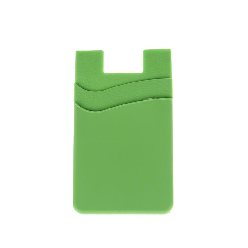 Двухслойный силиконовый чехол для мобильного телефона, карман для карточек, чехол-наклейка, задняя крышка для телефона, карман для удостоверения личности