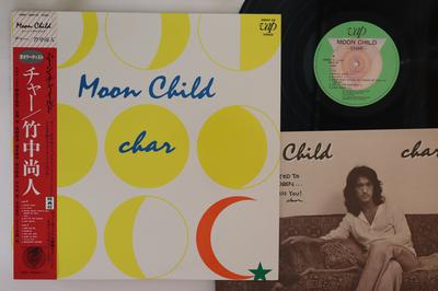 Виниловая пластинка CHAR Moon Child 3004728 VAP 1982 Япония Оби Японский PopRock Б/у