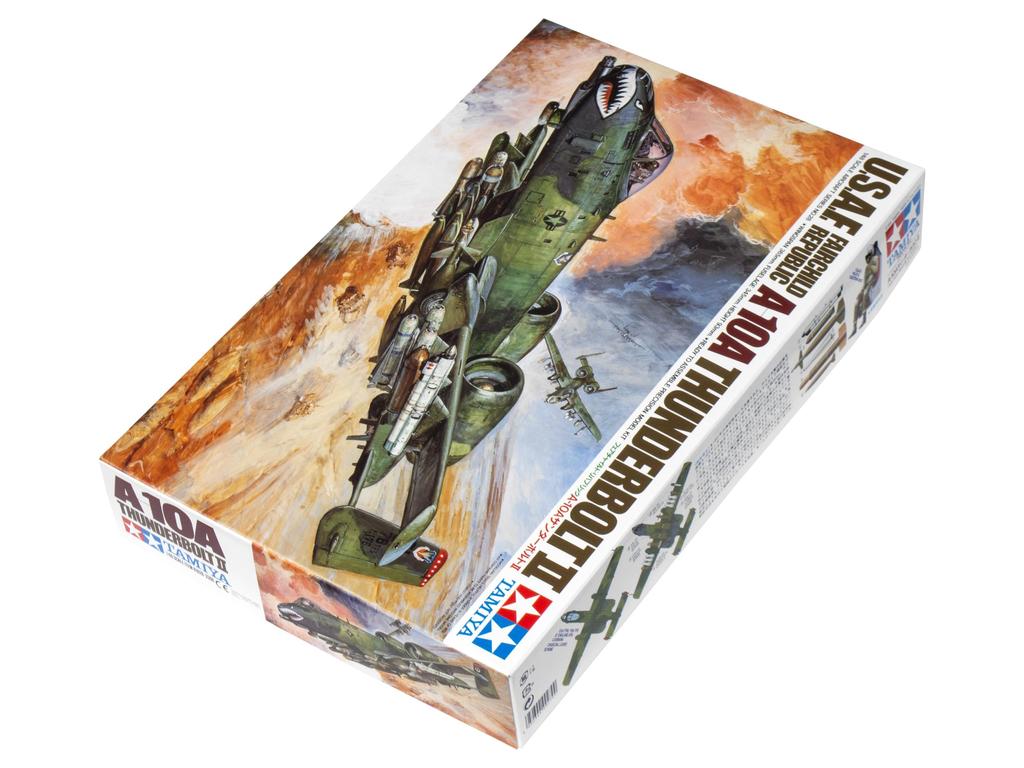 Tamiya Masterpiece Series US Air Force Fairchild Republic Thunderbolt II Пластиковая модель 61028 1/48 № 28 A-10A