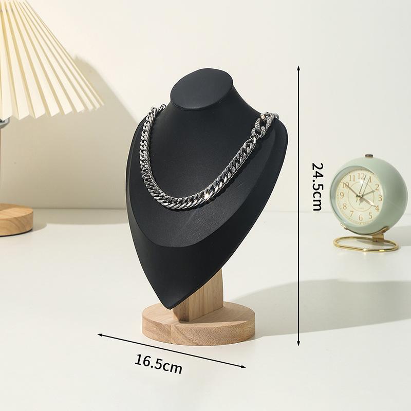 Necklace Jewelry Shelf Display Stand High-end Portrait Neck Model Jewelry Jewelry Display Props