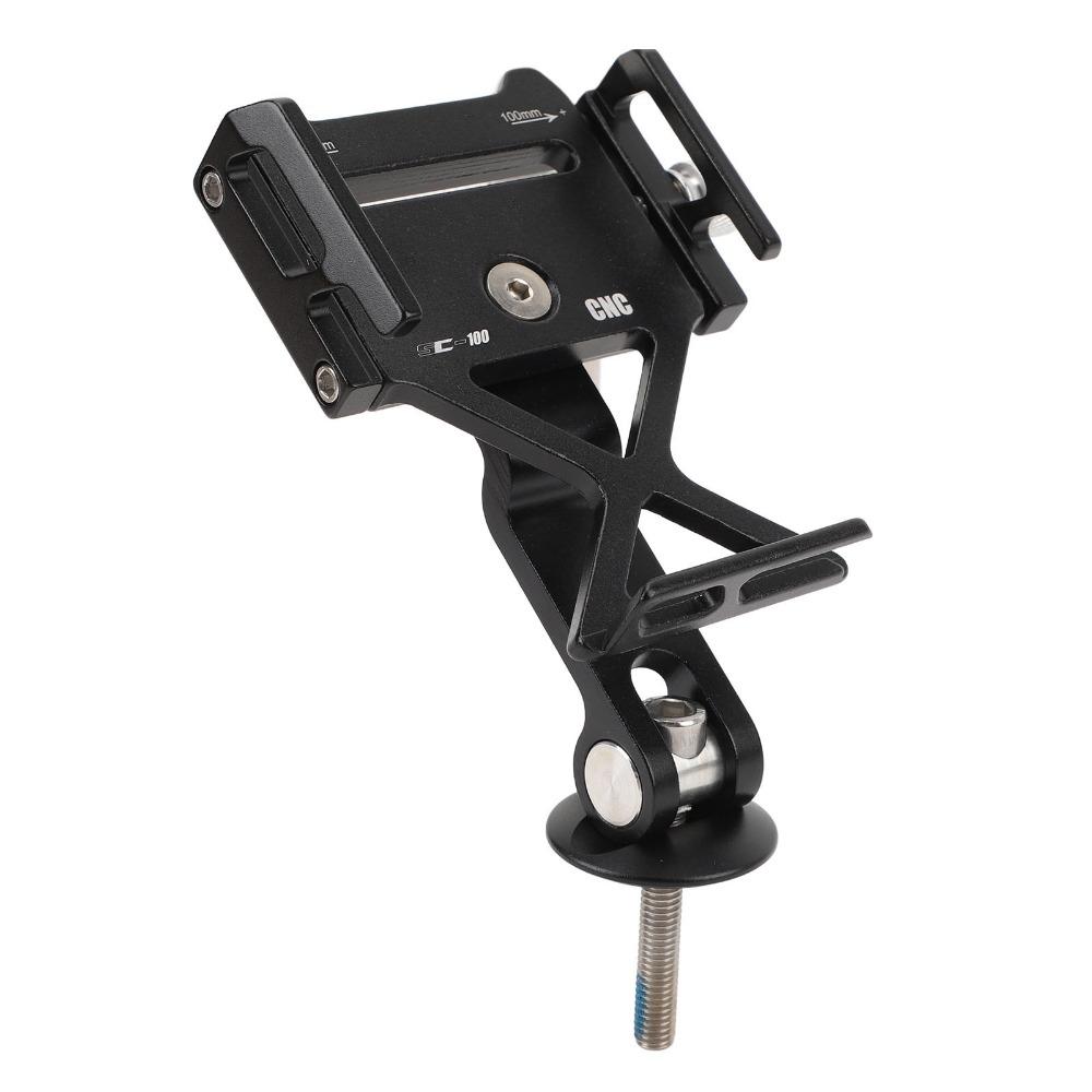 Aluminum Alloy Bike Stem Phone Stand for 4.2‑6.8 inch cell phones Cycling Equipment