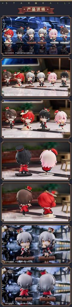 RIBOSE Star Rail Звездный Приветственный Чай Химеко Раскрашенная Полная Фигурка Версии Q "Крах" (Хонкай Рейл)" ~Поездная вечеринка~ Немасштабный ПВХ&АБС"