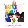 Вязаные одеяла Heated Rivalry Флис Канадский Спорт Романтика Сверхмягкие пледы для спальни дивана покрывало