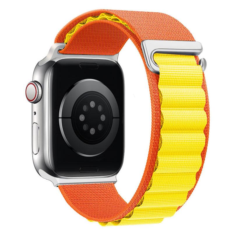 Альпийская петля Ремешок Для apple watch Ultra 2 ремешок 49мм 44мм 40мм 45мм 41мм 46мм 45 мм браслет correa iWatch series 9 8 7 6 3 se 10