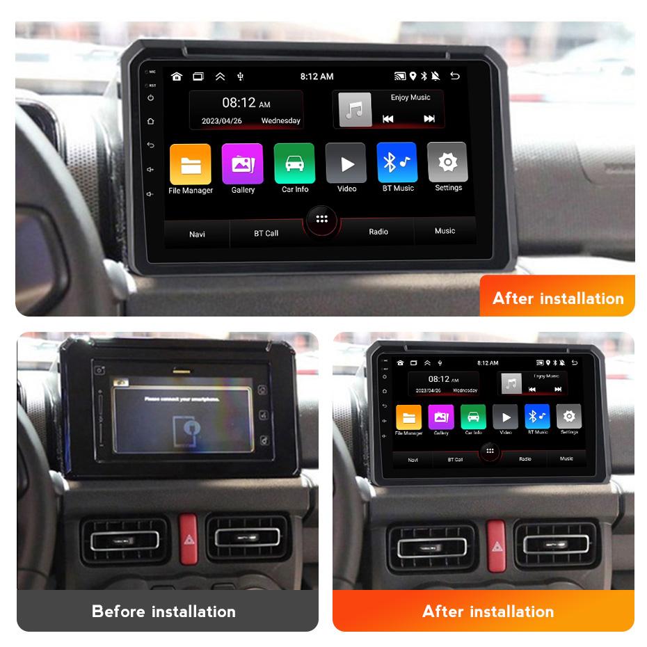 Мультимедийный плеер MEKEDE Android 13 для Suzuki Jimny 2018-2020, интеллектуальная система, автомобильное радио для Carplay, Android Auto, WIFI, GPS