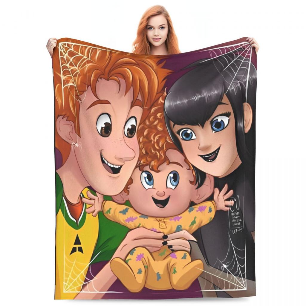 Hotel Transylvania Blanket Quality Super Soft Throw Flannel Blanket Picnic Travel Winter Decorative Home Decor Bedspread