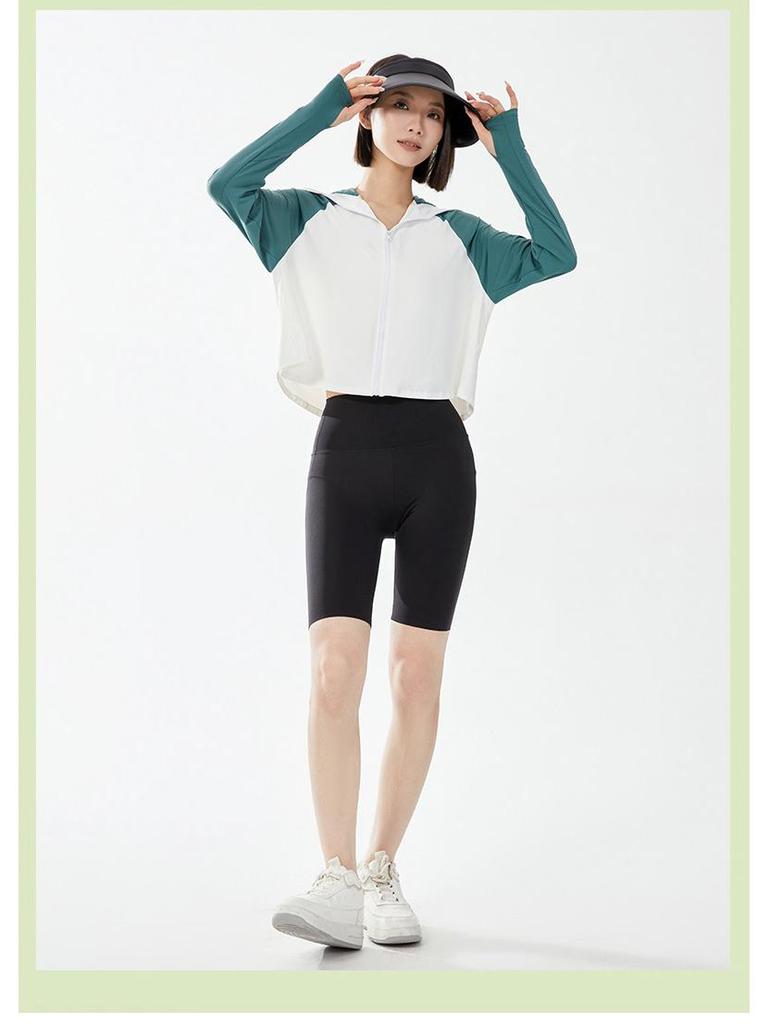 Женское пончо с защитой от солнца UPF 50+ - Дышащее, Черный козырек для защиты от УФ-лучей