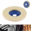 1pc Wool Polishing Wheel Beige Buffing Pads Grinding Angle Grinder Wheel Felt Polisher Disc For Stainless Steel Aluminum Marble