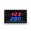 Красный синий 10a DC0-100v 10a привел цифровой измеритель тока напряжения постоянного тока с двойным дисплеем