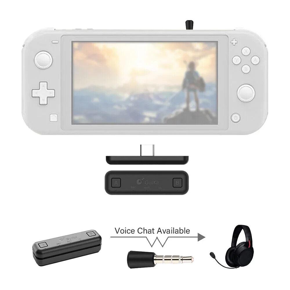 Адаптер аудио Bluetooth-приемника NS07 PRO, совместимый с консолью Switch