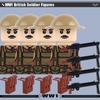 Серия «Военная техника Первой мировой войны» Конструктор Артиллерия Гаубица Фигурки Солдат Аксессуары Британская Итальянская Полевая Пушка Кирпичи Игрушка