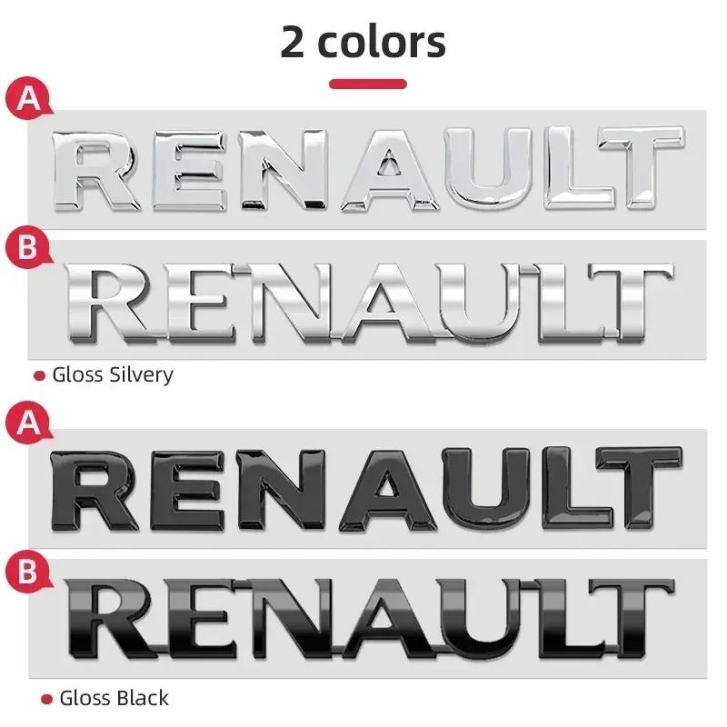 ABS 3D логотип Наклейка-значок на задний багажник автомобиля для Renault Megane 2 Duster Logan Captur Clio Laguna Fluence Kadjar Аксессуары Z999